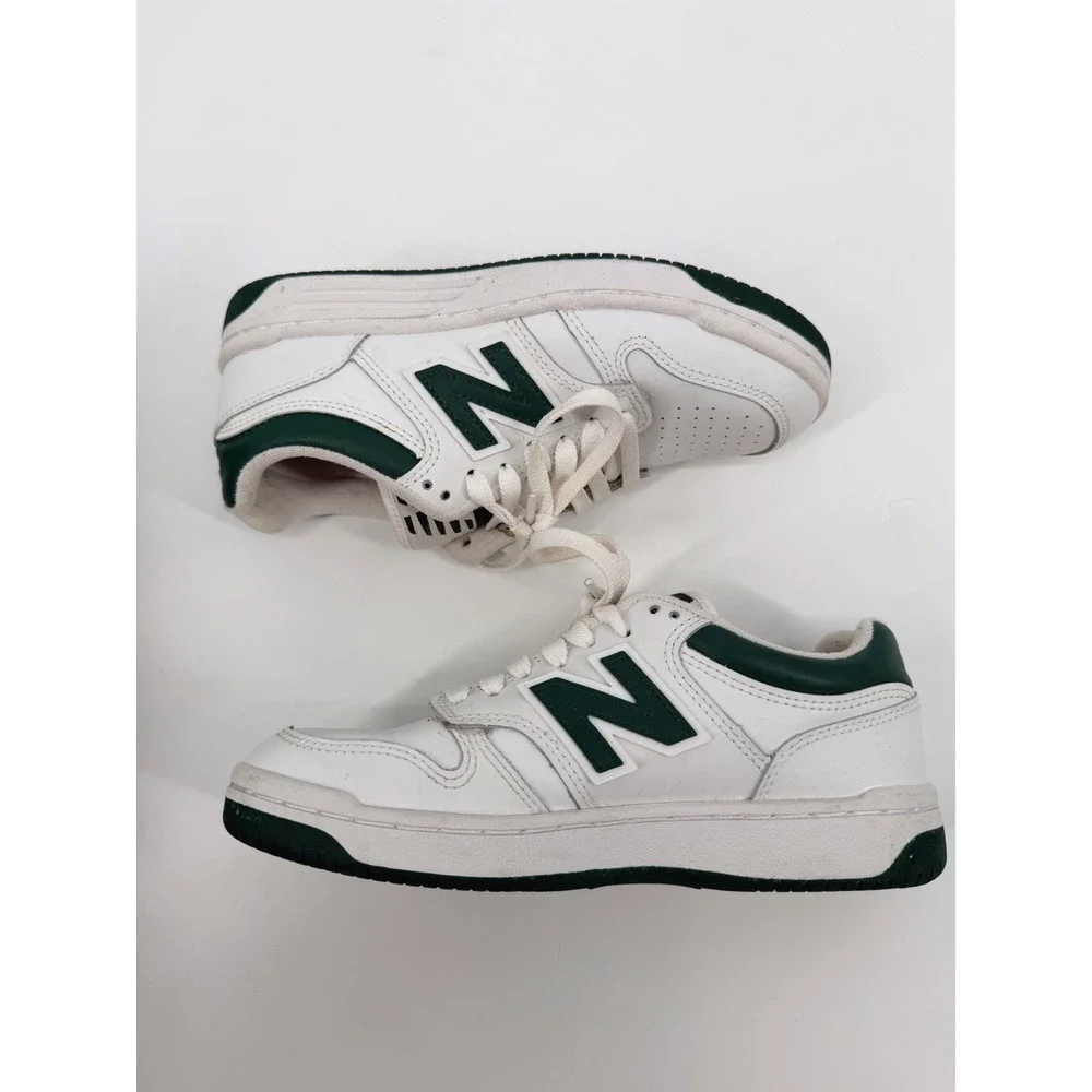 New Balance 480 Sneaker White Green Good BB480LNG Court Shoe Women 5.5